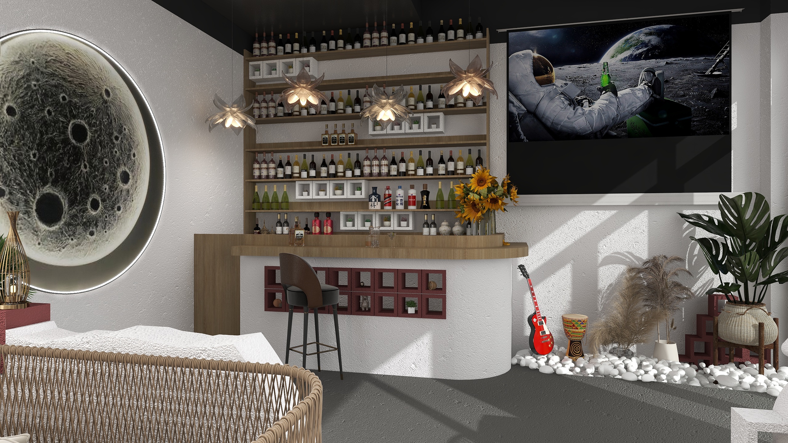 陈晓设计师-晚点见酒吧-装修设计方案