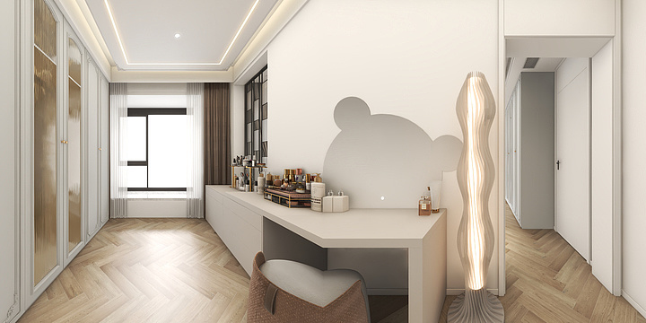 AA室内设计-吴佳轩AA-君悦华府-轻奢+意式奶油-装修设计方案