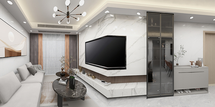 wonderful007-海逸豪庭尚都88-2-1104室李先生雅居-装修设计方案