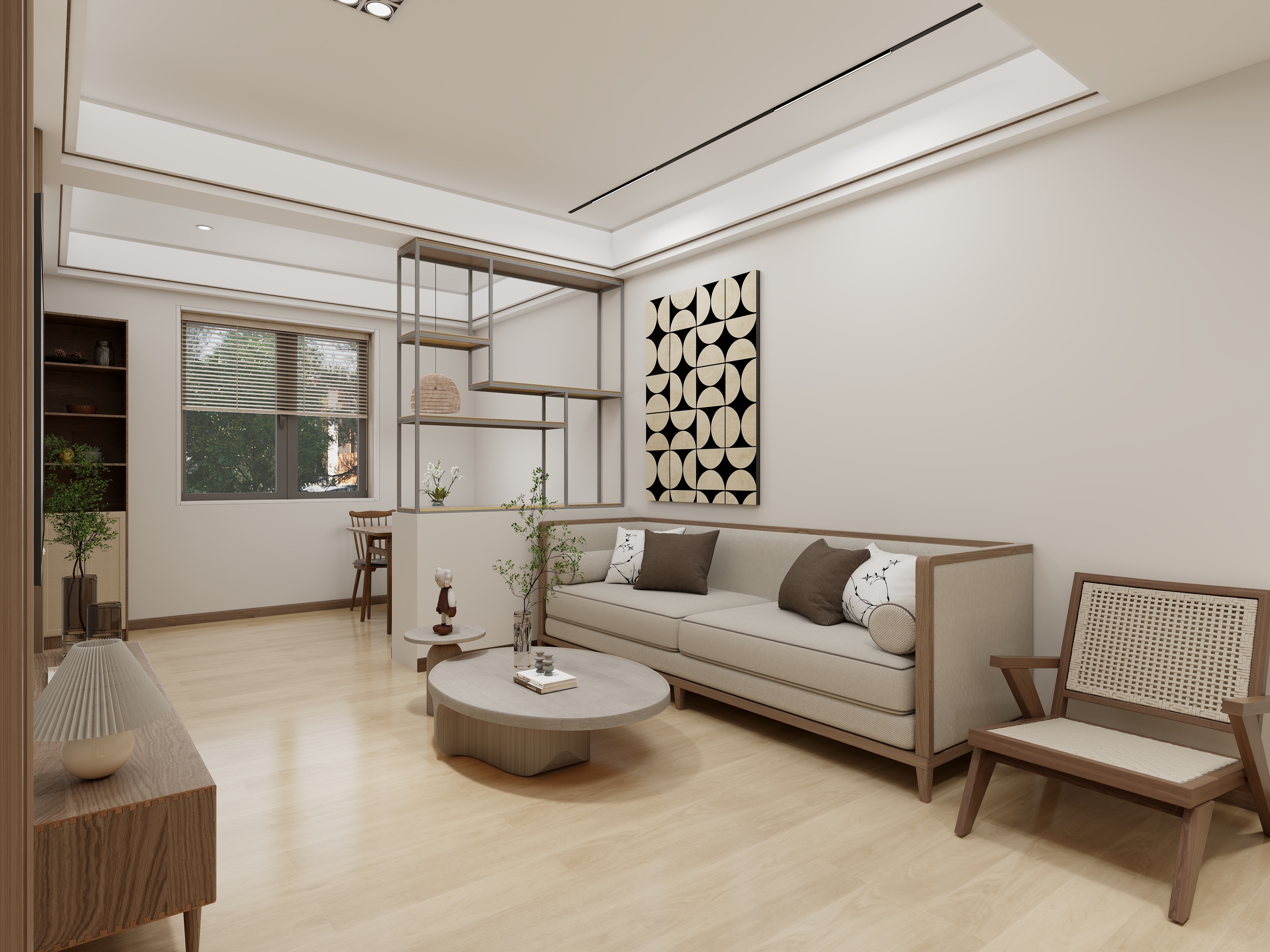 一块姜啊-未知71㎡1室装修效果图