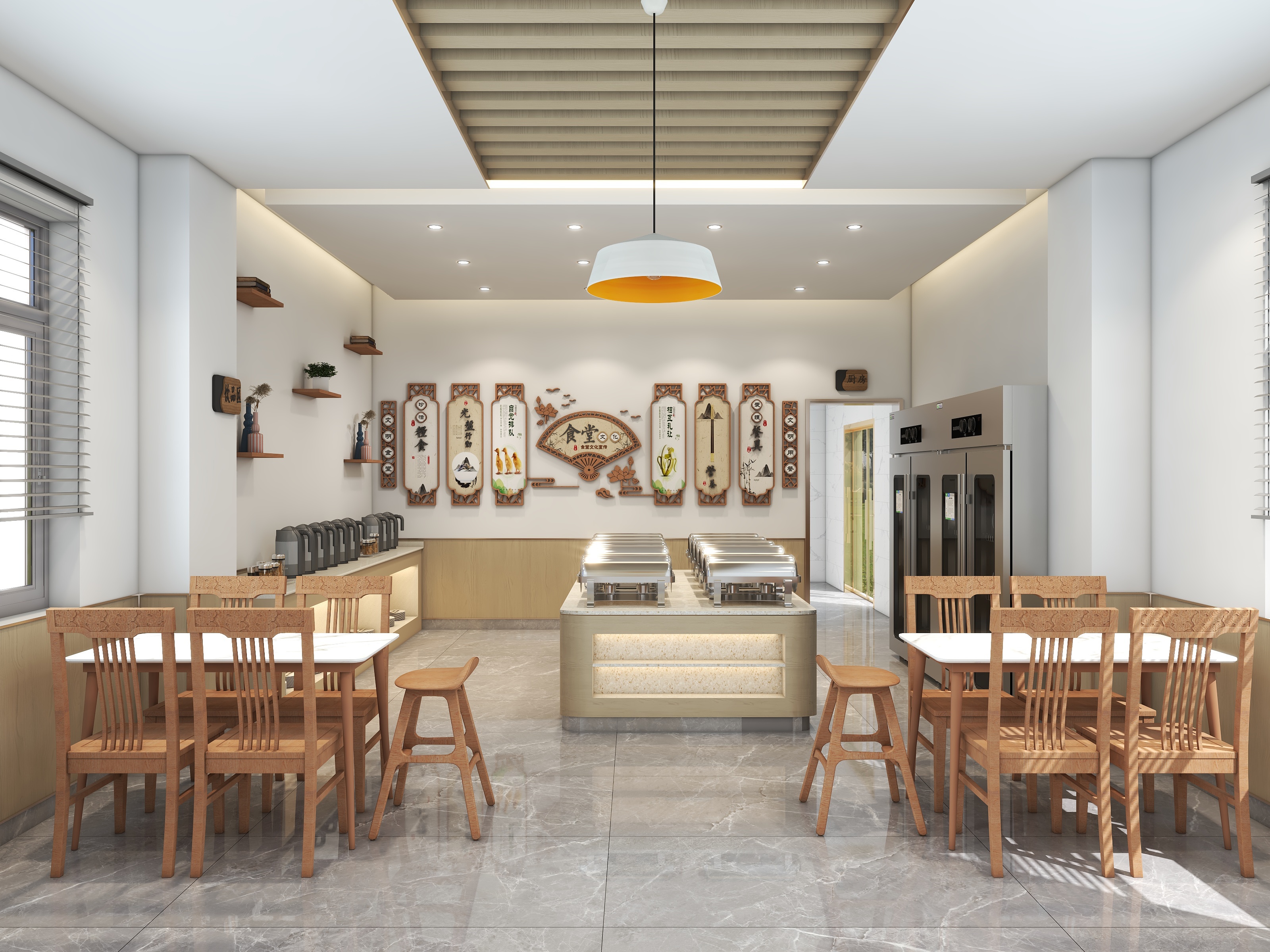 言午许9826-弄岛分站厨房餐厅改造-装修设计方案