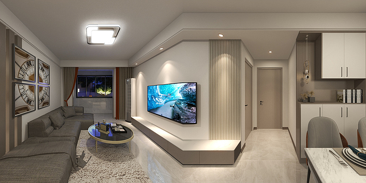 青艺-设计-现代简约风格-装修设计方案