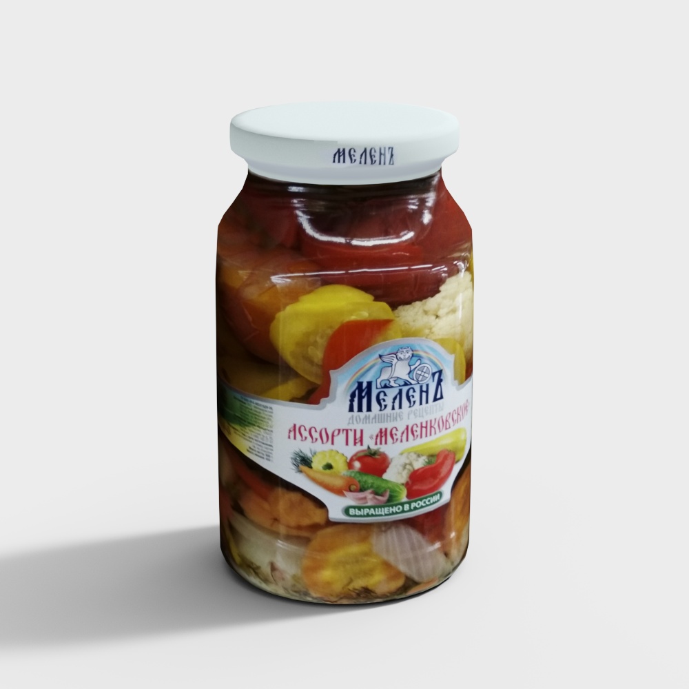 食品罐头3D模型