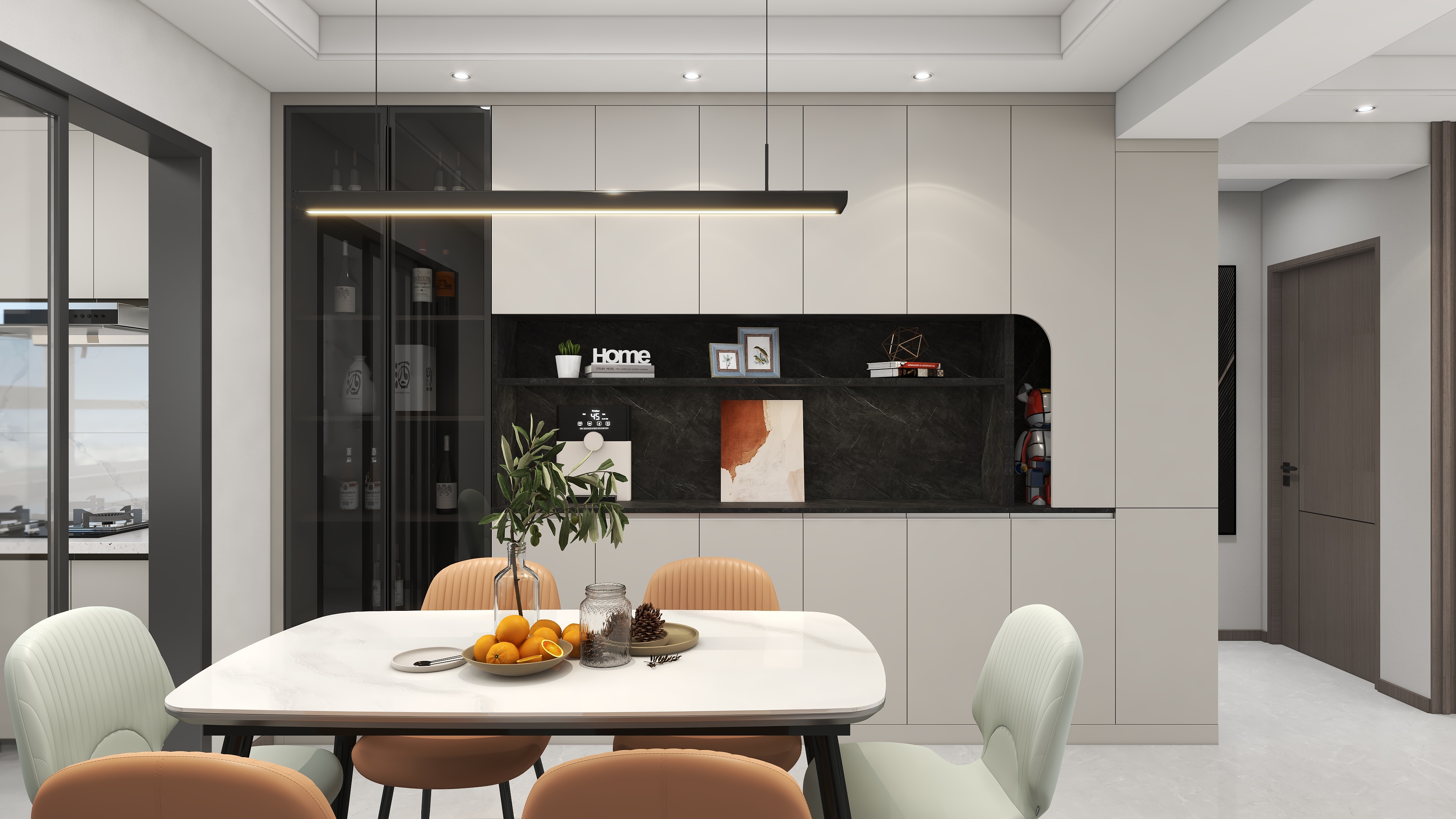 我梦至西洲-蓝天格115平-现代简约-装修设计方案