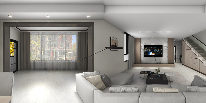 萧条的繁华-天香御府4-3-604-装修设计方案