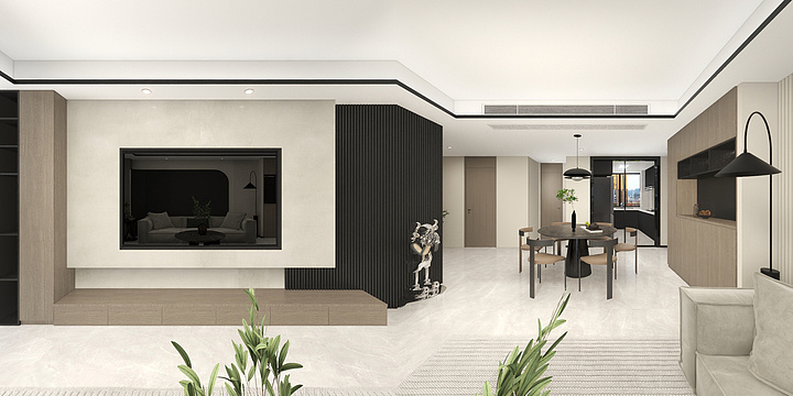 YD言荰设计-回迁房-140方-装修设计方案