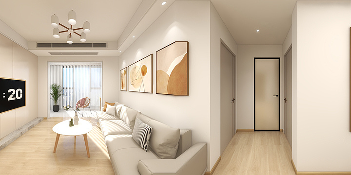 洪湖楼盘案例分享李工设计-学府苑10-1-3002-装修设计方案