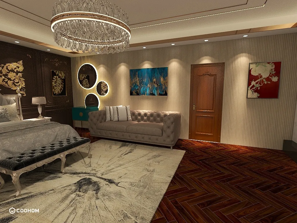 fahadd.umair的装修设计方案:Timeless Elegance: Bed and Bath Classic Interior 