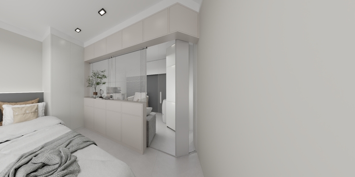 No.1yYVK-老旧小区——性冷淡风-装修设计方案