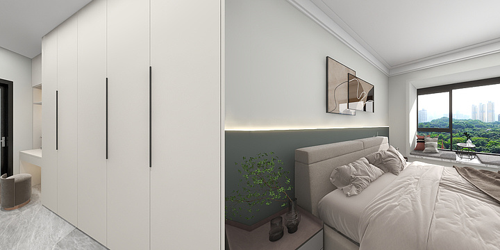 蓝梦全屋定制-公园一号D栋19-1-装修设计方案