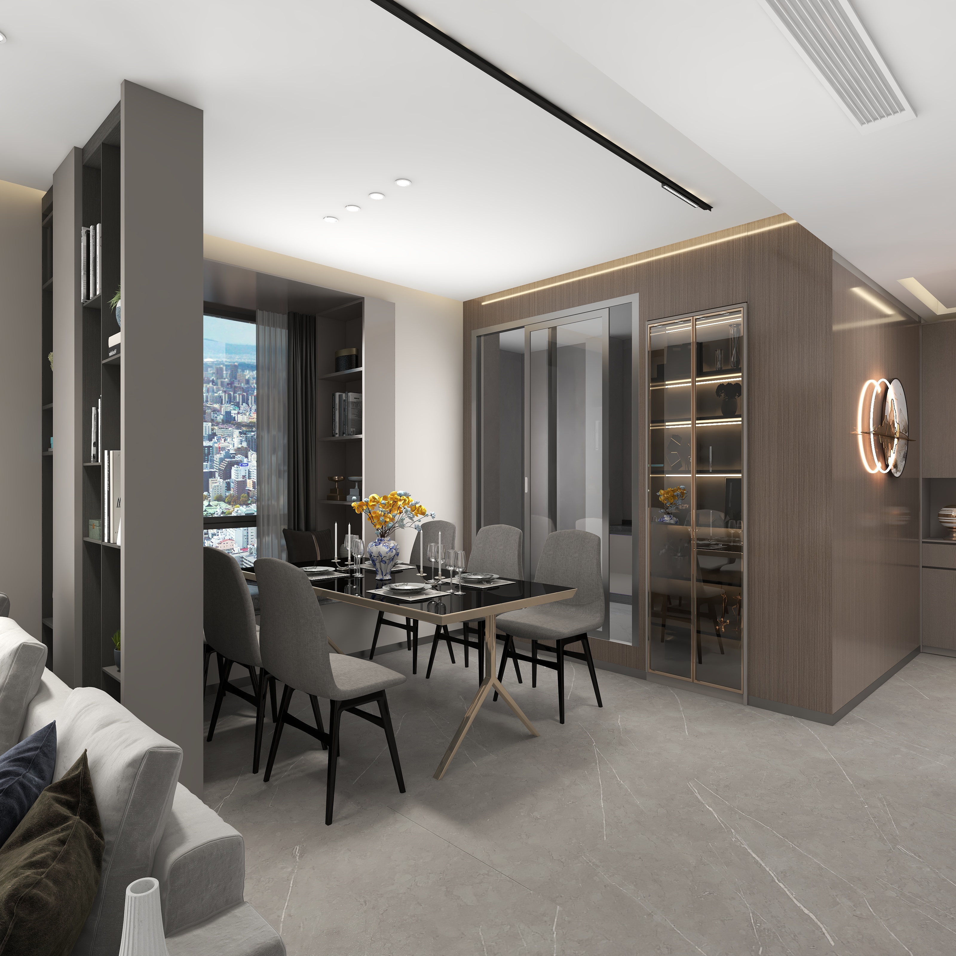 典艺效果图-112㎡4室-装修设计方案