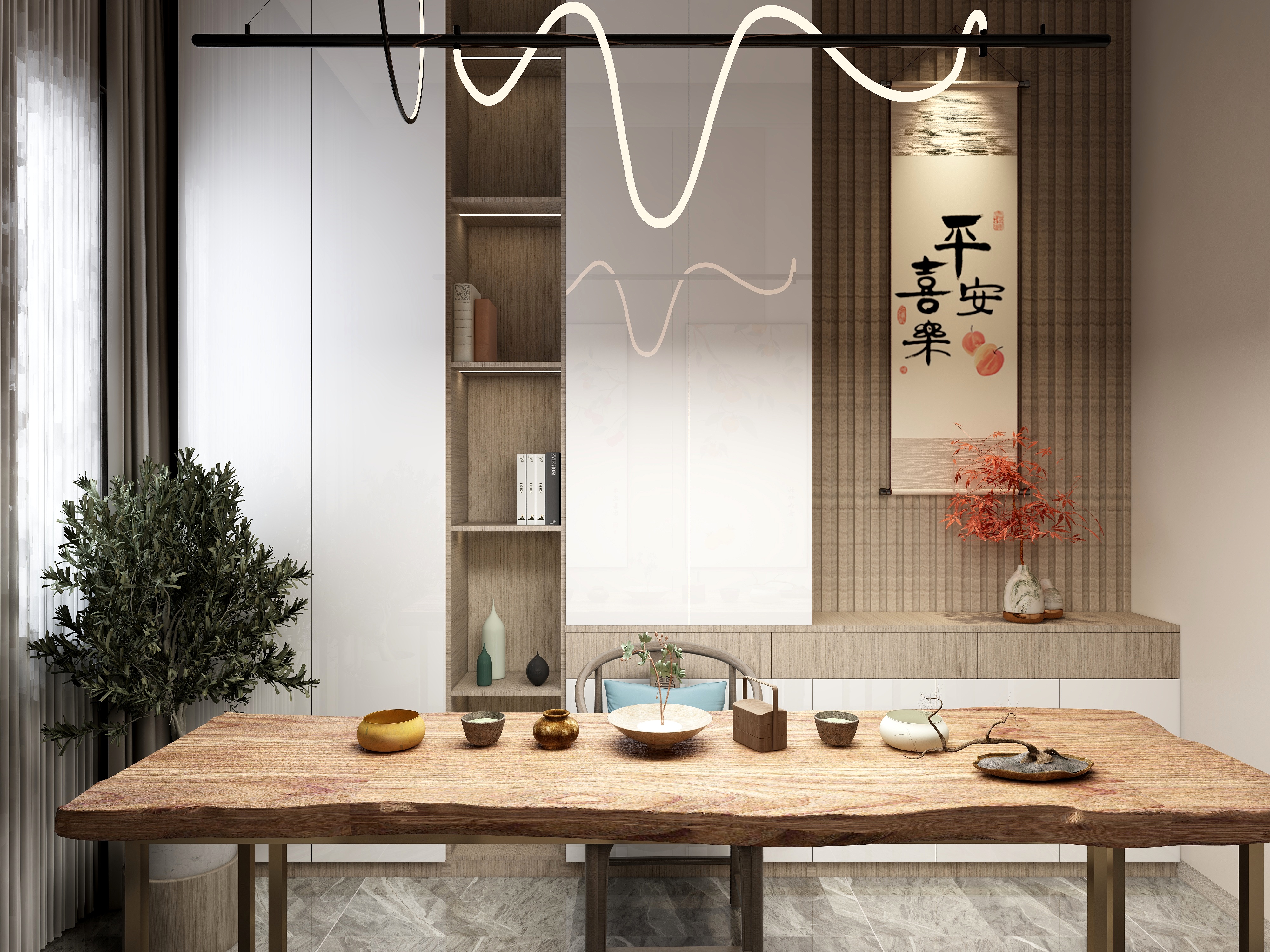 设计师1bvUL-港式茶餐厅全景360-装修设计方案