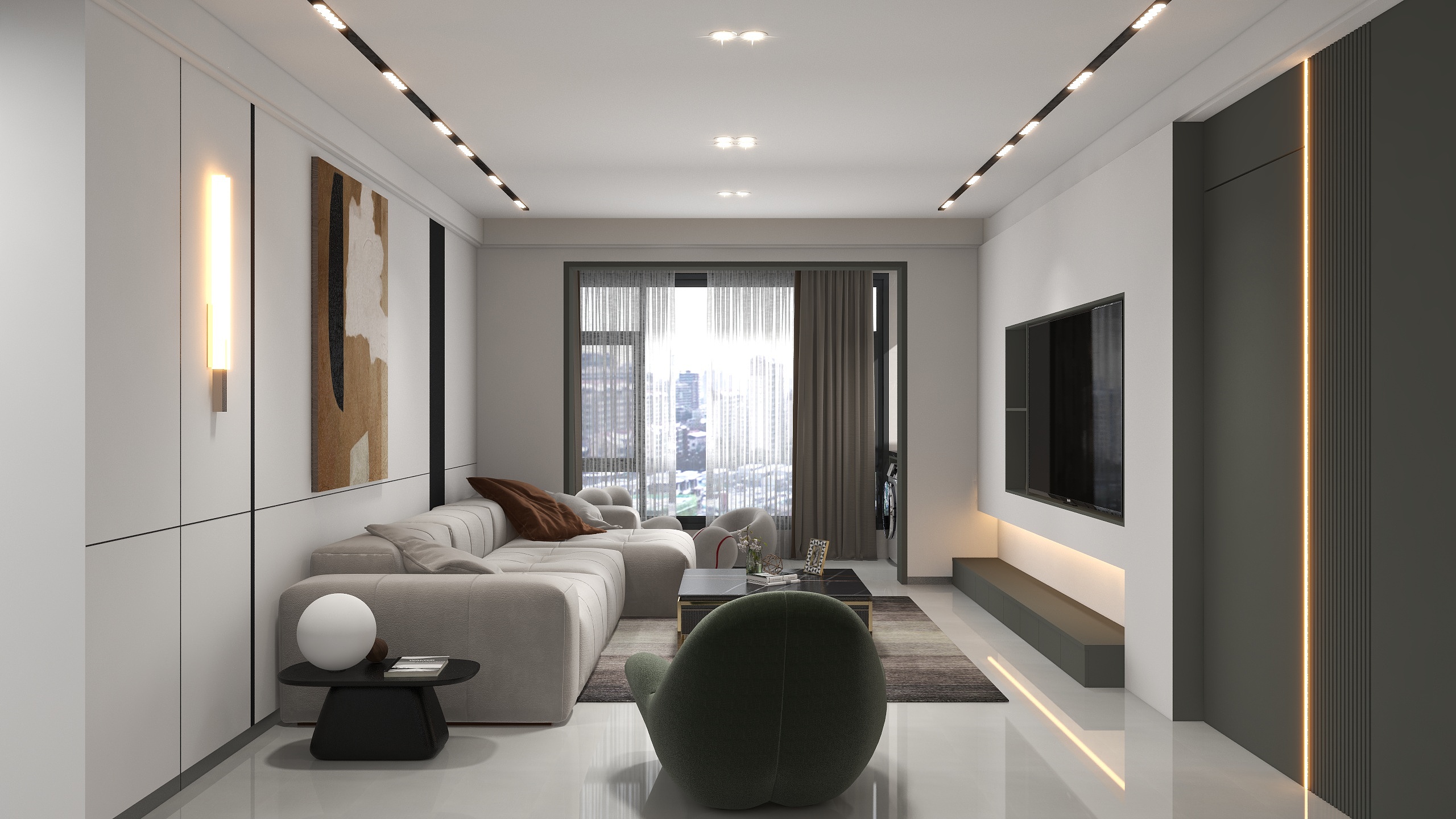 方案----三室现代-装修设计方案