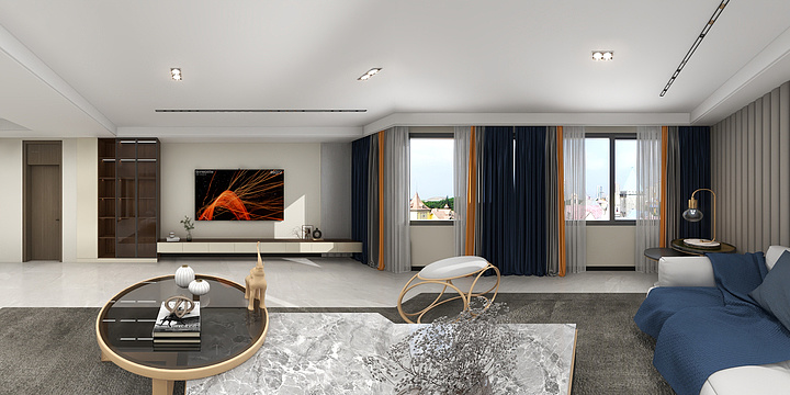 史蒂芬Designer-碧桂园天誉8-201-装修设计方案