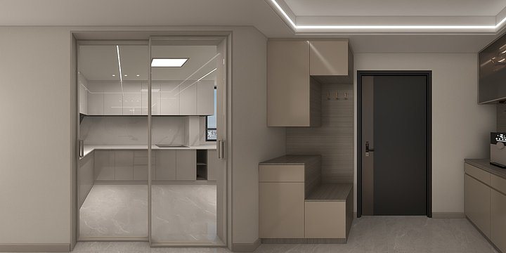 郭子1119-北辰华庭2-1-中户-装修设计方案