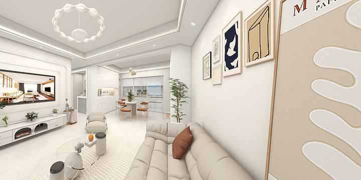 室内设计蔡先森-云湖天著15-1-802效果-装修设计方案