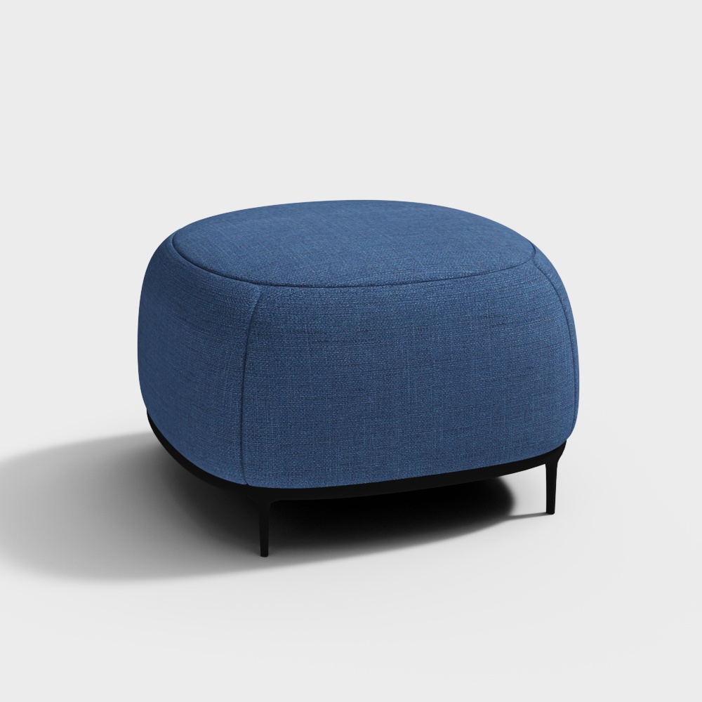 B+FURNITURE - POUF - TURTLE3D模型下载_沙发凳3D模型下载_免费3Dmax模型库-酷家乐