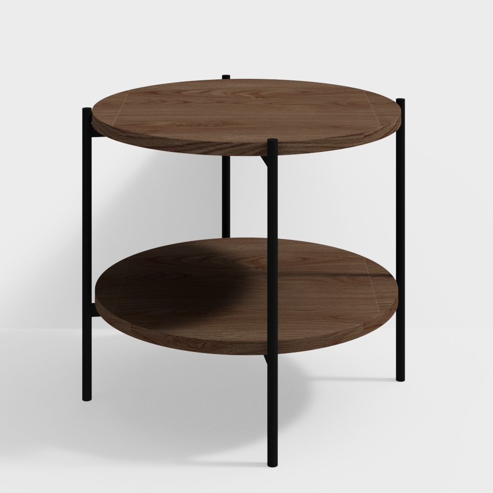 B+FURNITURE - SIDE TABLE-02-HANOTA3D模型下载_茶几/茶座3D模型下载_免费3Dmax模型库-酷家乐