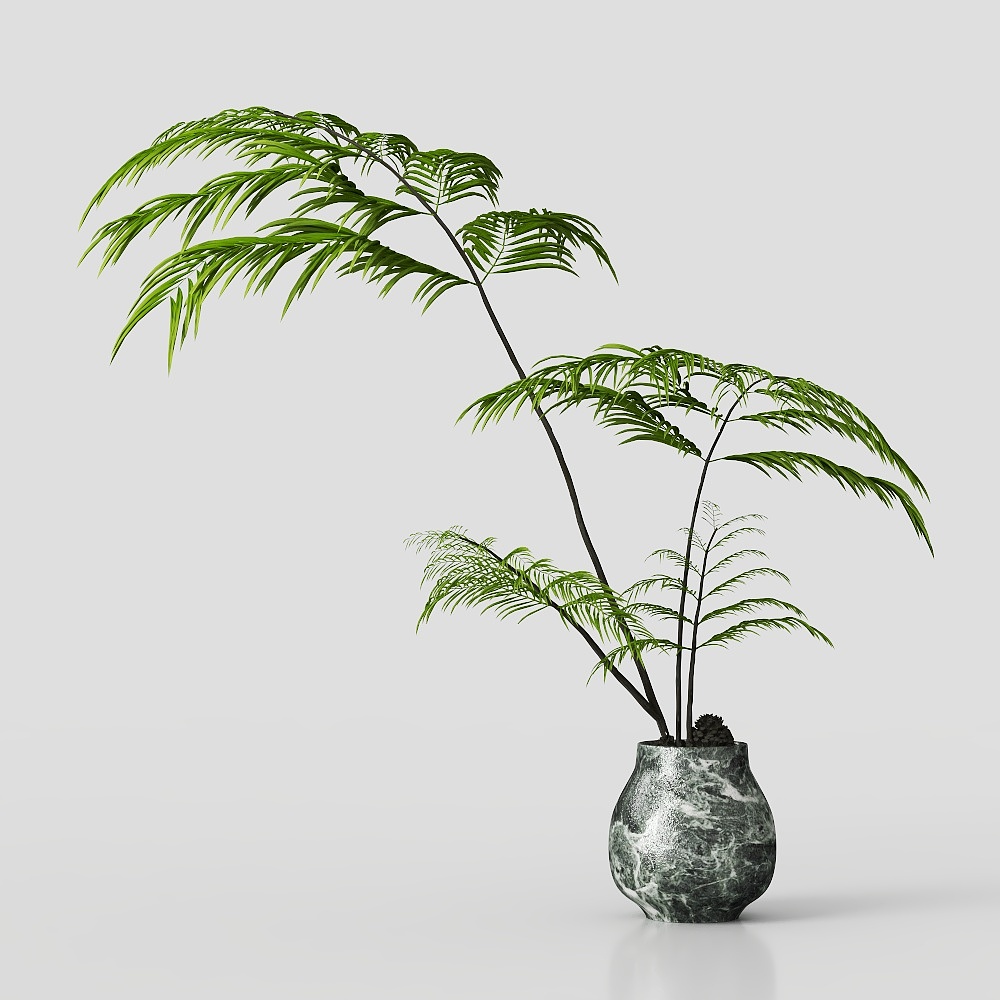 新中式绿植摆件