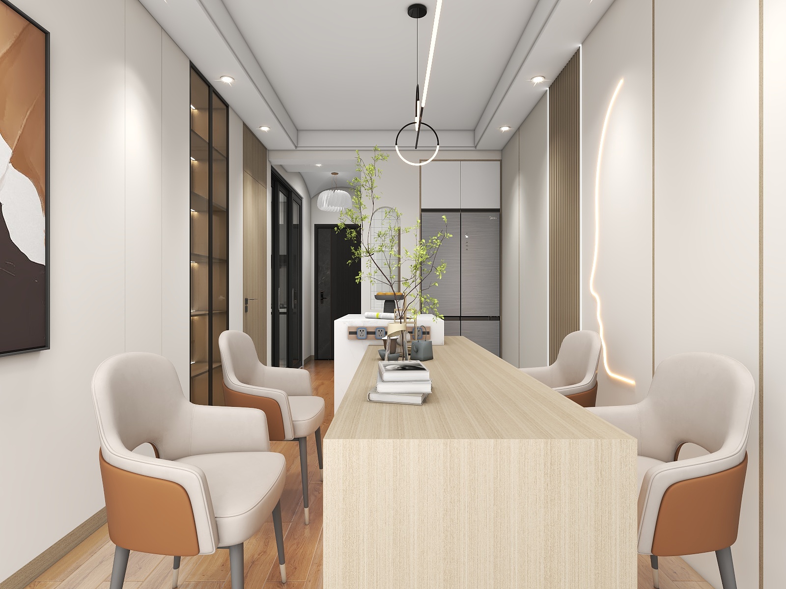 设计师赵定宇-三八路玖榕台-原木风暖色调装修效果图