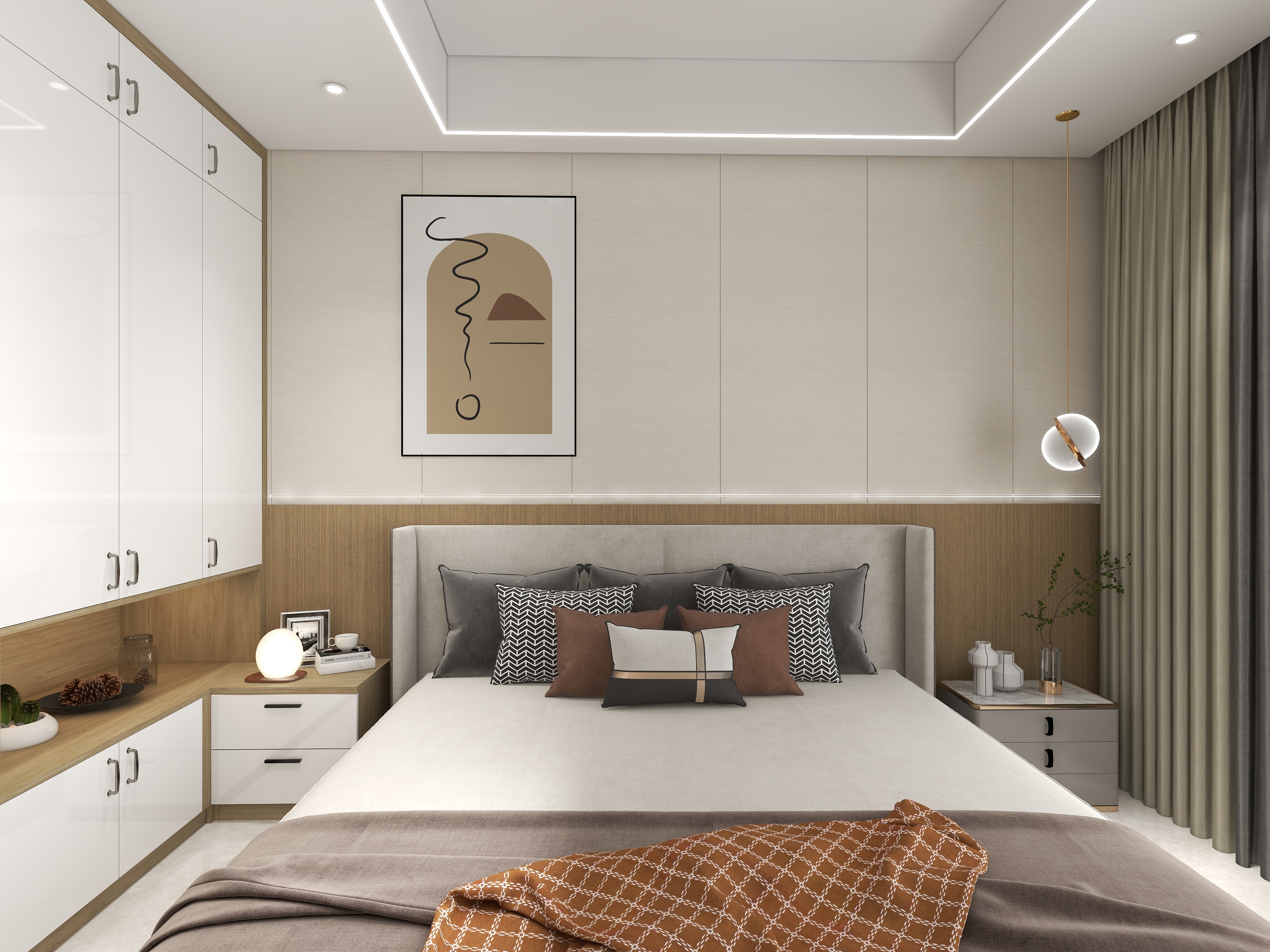 좋아 伱-105平轻奢风家装-装修设计方案