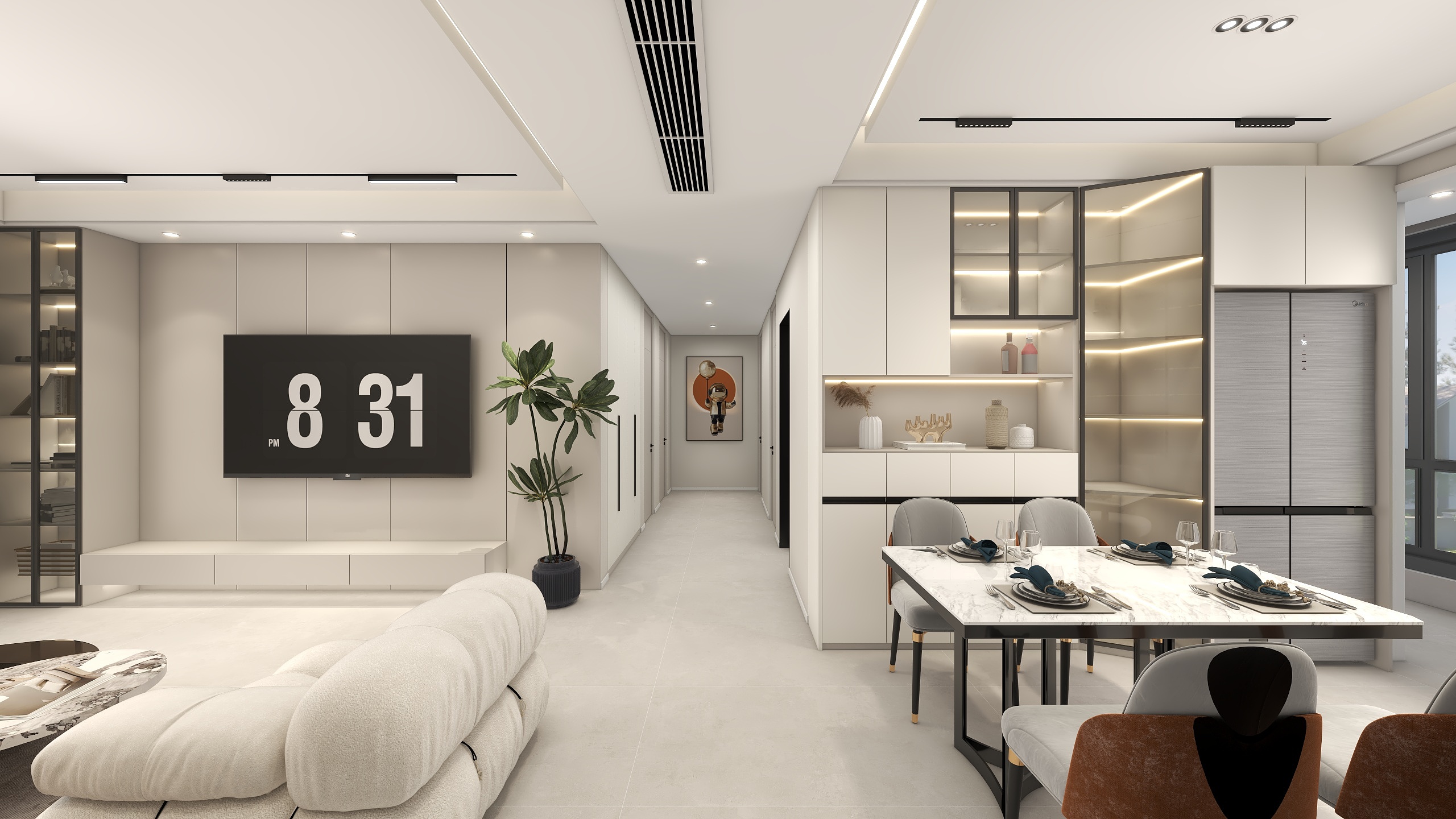 小楊搞设计-【舍迹】枫香庭-4房-装修设计方案