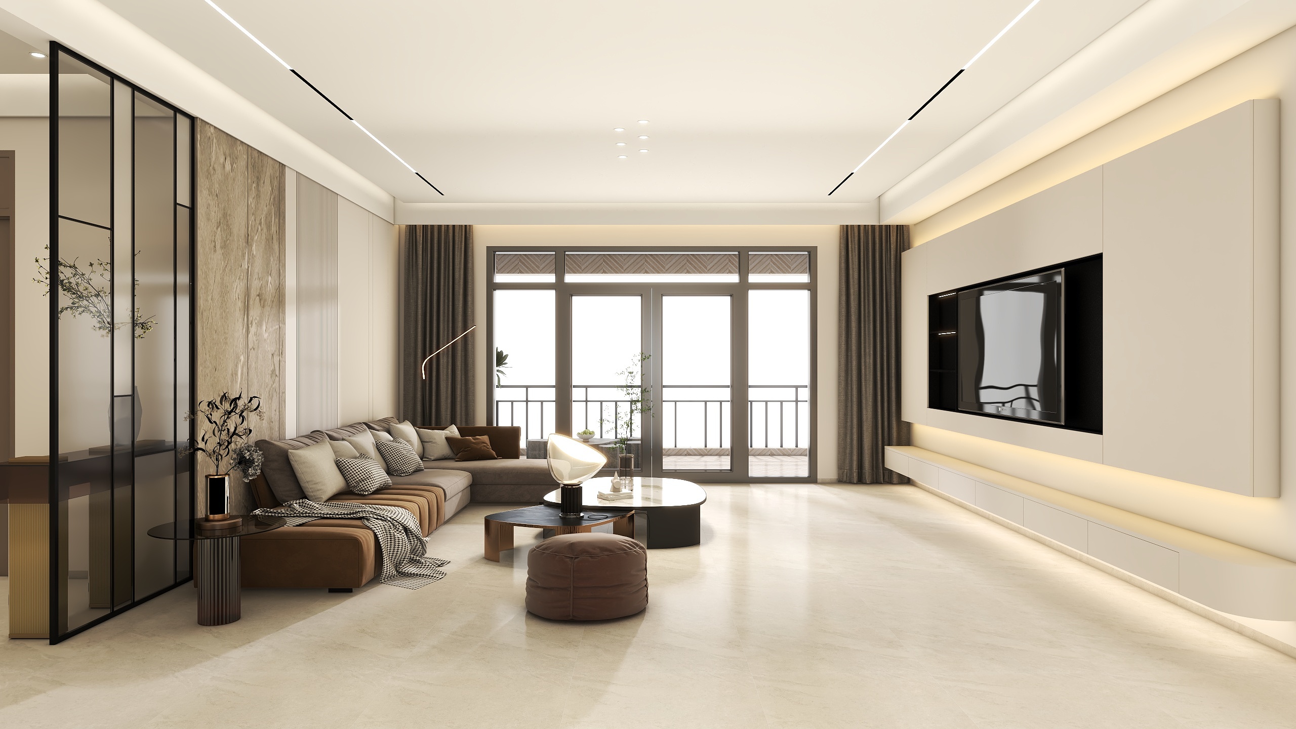 郭涛-280现代风案例设计装修效果图