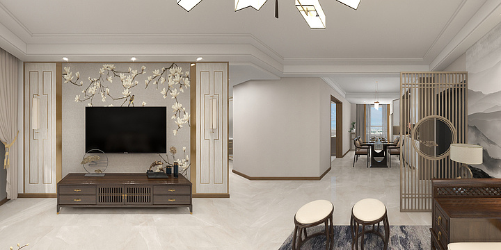 安居老唐-泰鸿听澜湾新中-装修设计方案