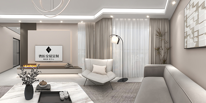 定制设计-蒋-龙湾生态城酷家乐-装修设计方案