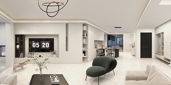 家装设计胡晓龙-优步悦山125-装修设计方案