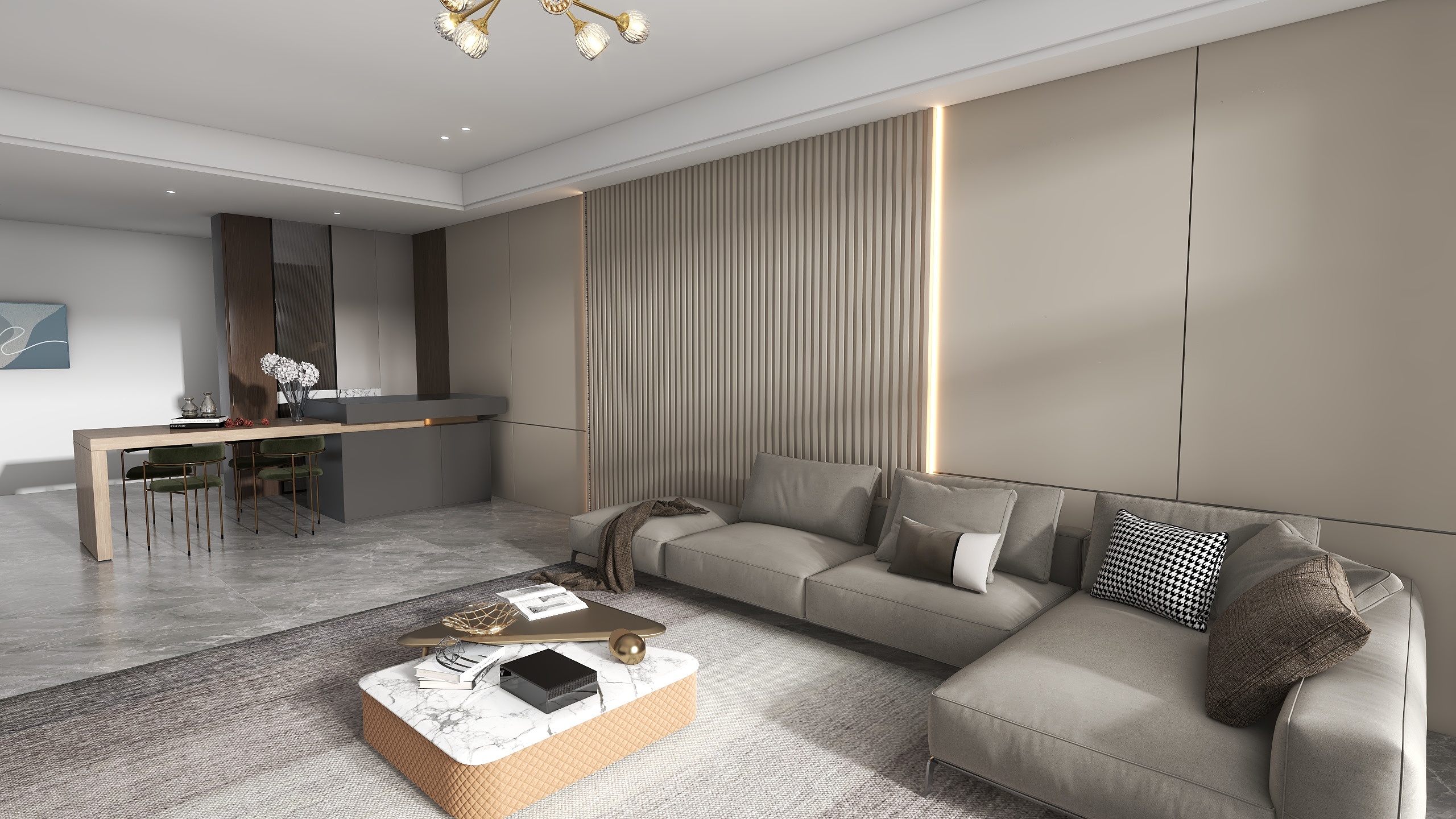 全屋定制设计小邱-德兴福泰现代简约151㎡-装修设计方案