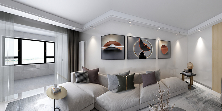 业之嘉整装欧派木门全屋定制家居-礼贤三期17号院5-3-501效果-装修设计方案