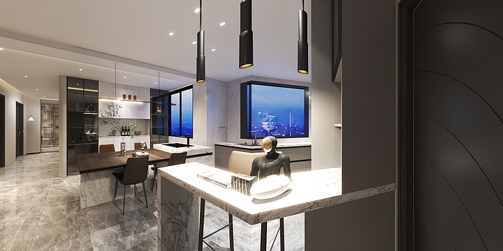 霸王别姬:clown_face:-山水蓝湾复式顶楼--装修设计方案