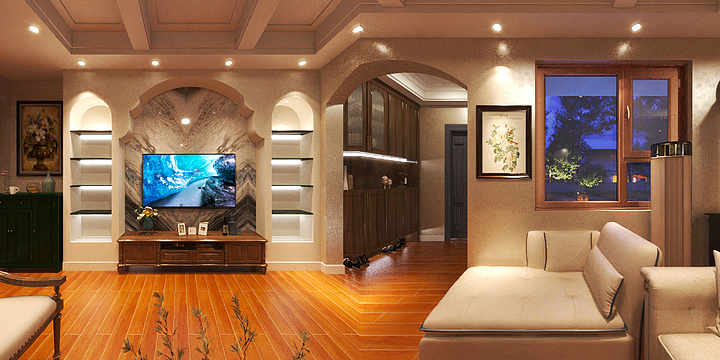 中瀚全屋整装欧阳-绿地6.1-装修设计方案