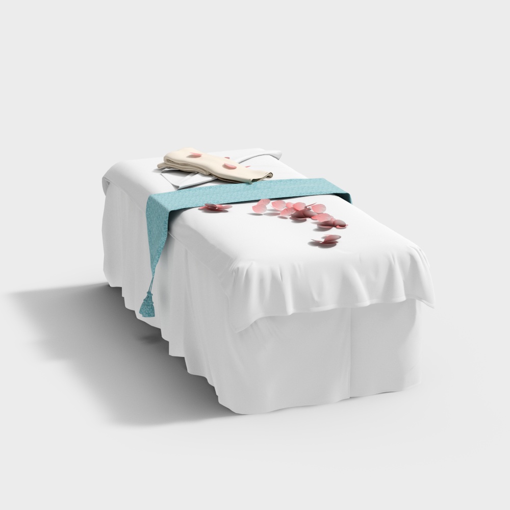 按摩床3D模型