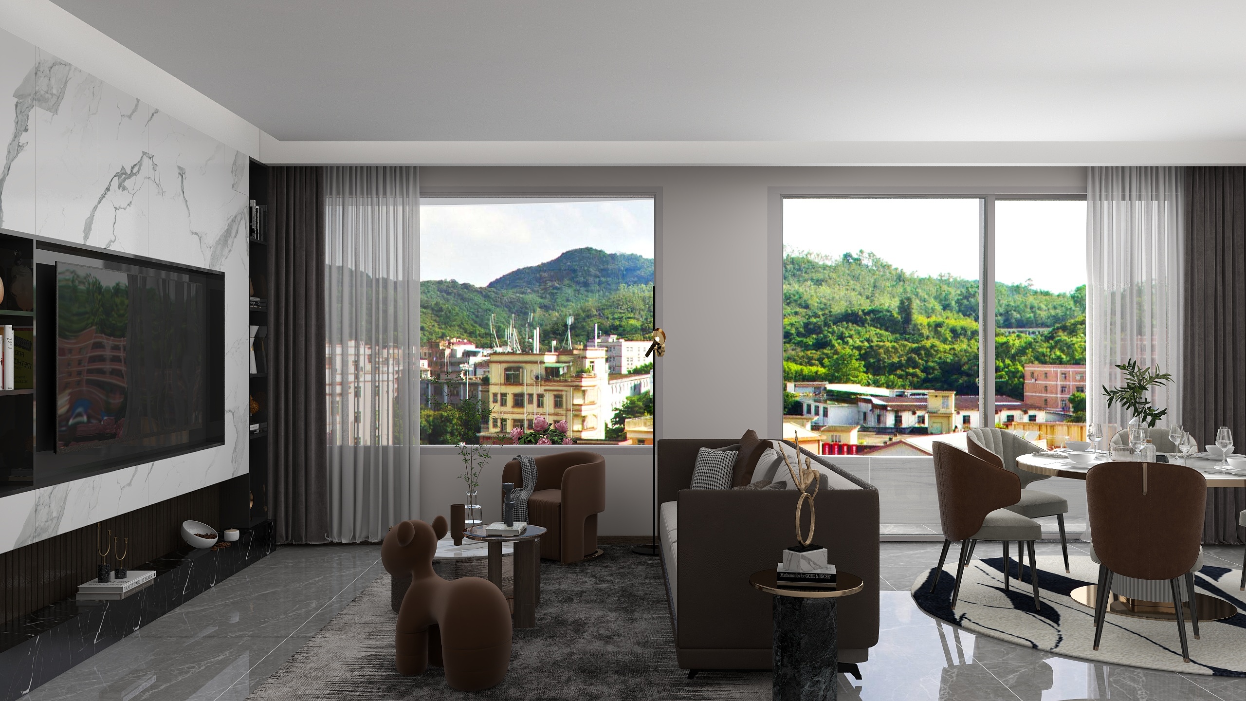 魏涛-蝶翼花园90平方4房现代装修效果图