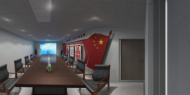 普洱世俊建筑装饰有限公司-南方电网38㎡-装修设计方案