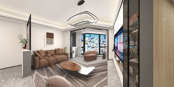 人生沿途的风景-万城名座17-2-1704房壹-贰-装修设计方案