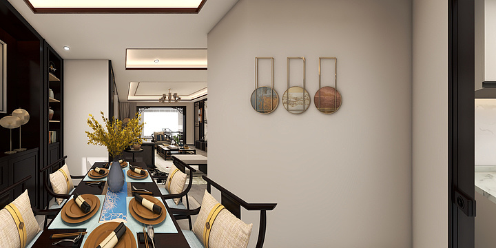 居馨之家-茶乡水城-装修设计方案