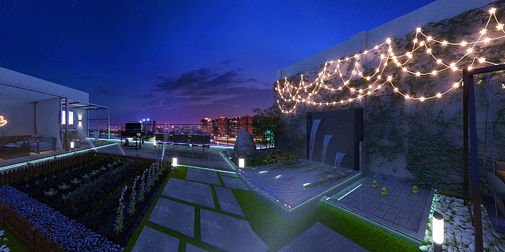 刘杨室内设计-露台-装修设计方案