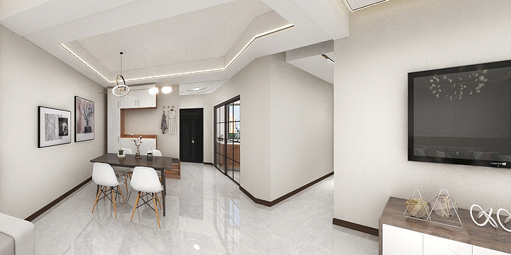 Aa闹钟n别闹-硬装专业等级考核户型-副本-装修设计方案