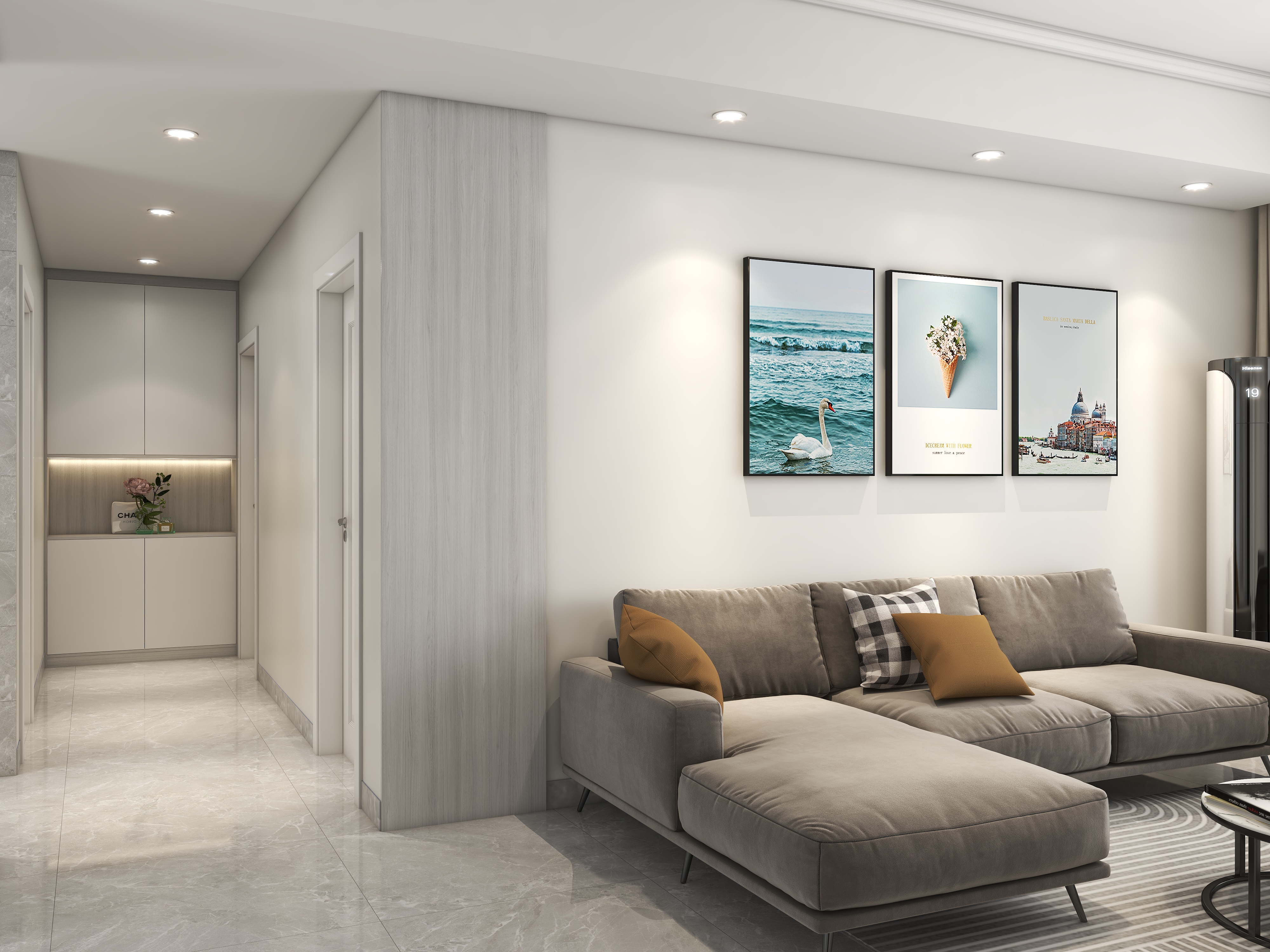 设计师楚巍-信合·江南里152㎡5室装修效果图