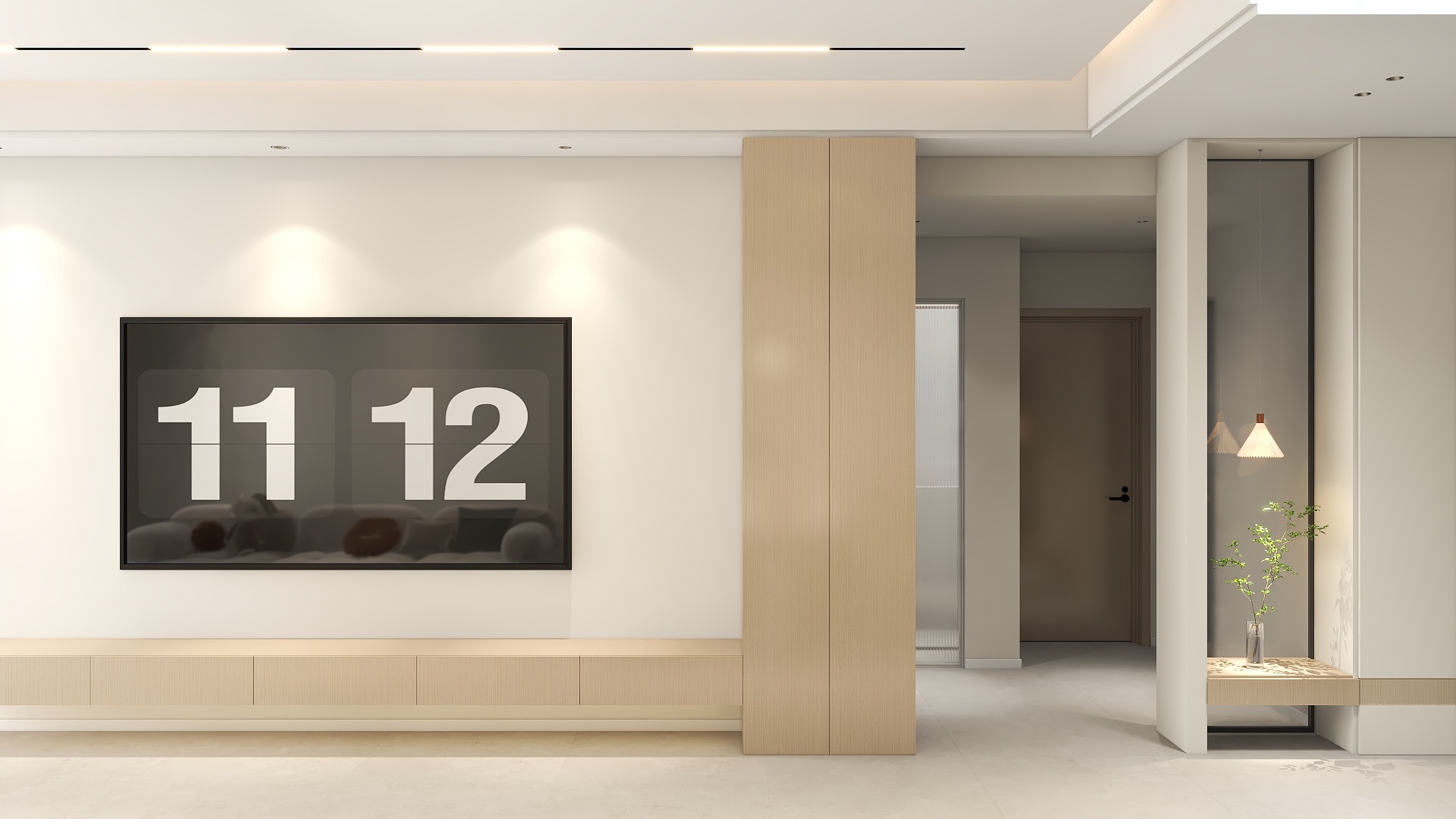 蒋祥如-85㎡原木奶油风-装修设计方案