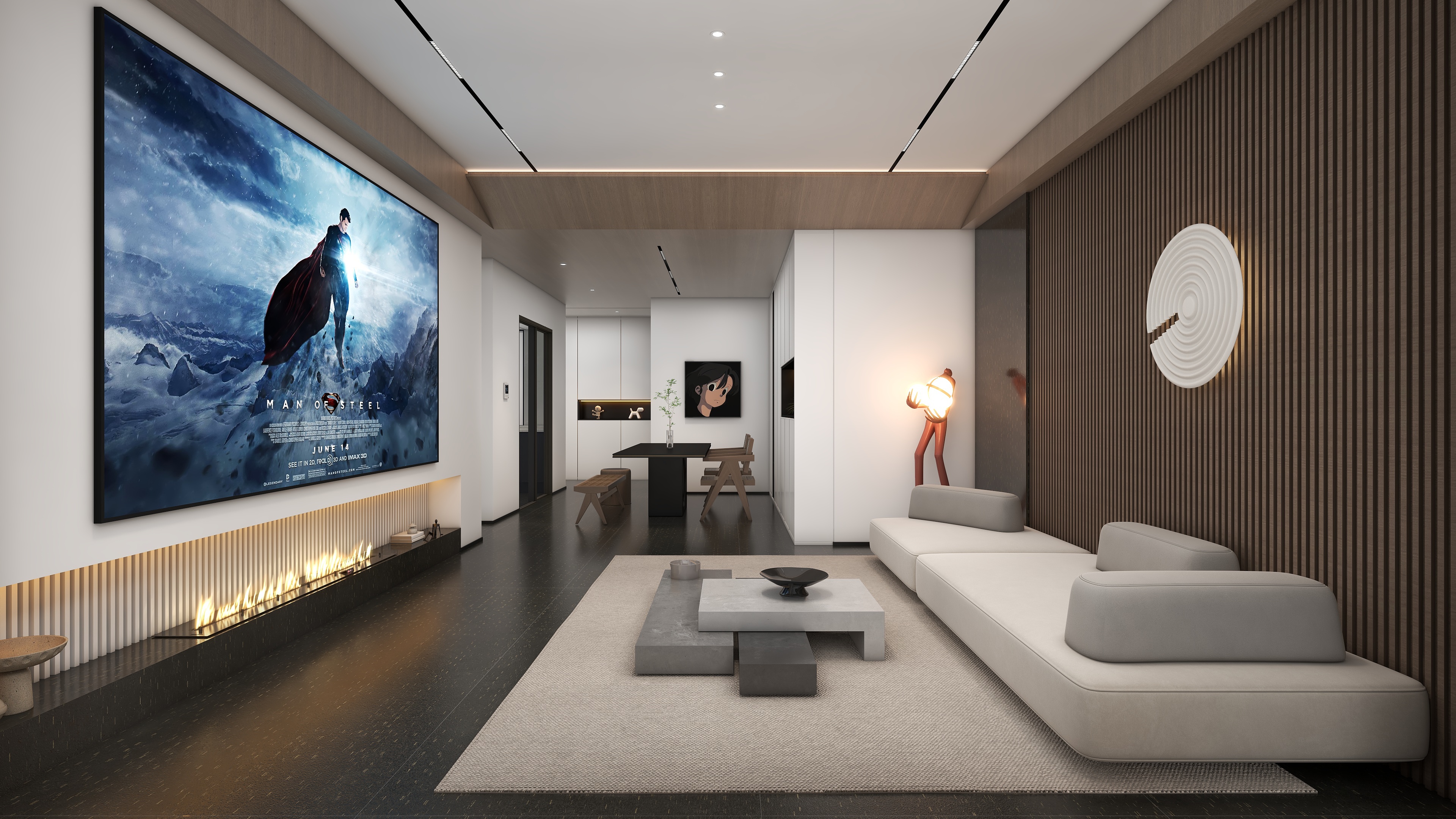 东莞古巨基-小区房现代简约150㎡-装修设计方案