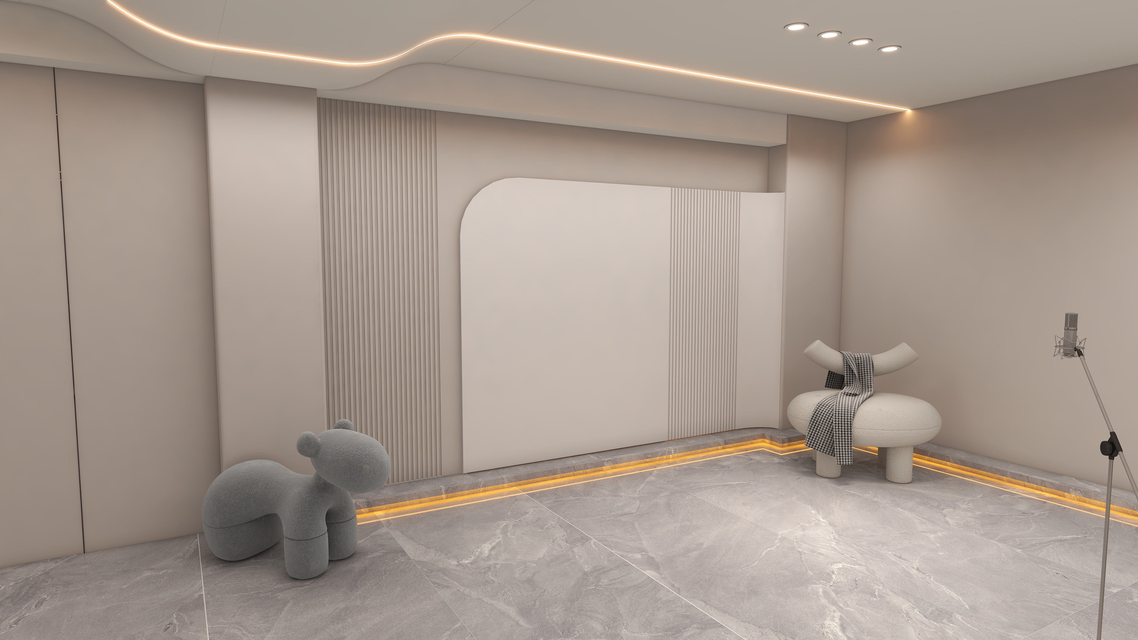 北镇逸境空间-车库改直播间-装修设计方案