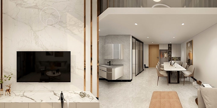 效果图设计YQ-一众装饰（时代芳华4-1518）-装修设计方案