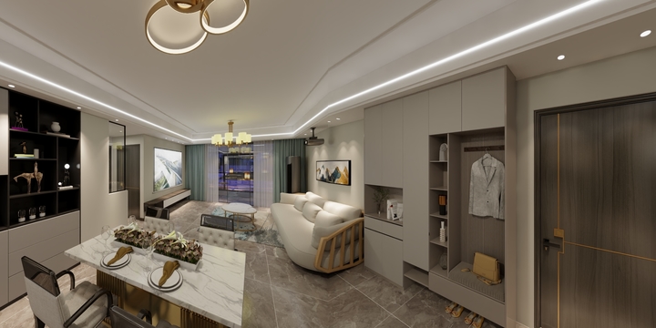 晨亮装饰设计-水岸鑫城二期-装修设计方案