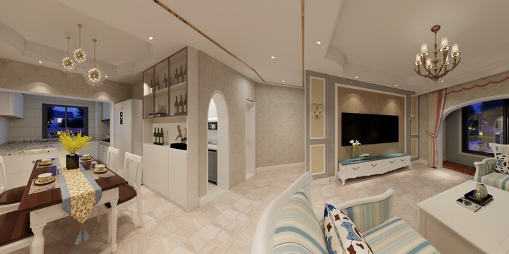 达翡丽装饰设计-秦基澜城-装修设计方案