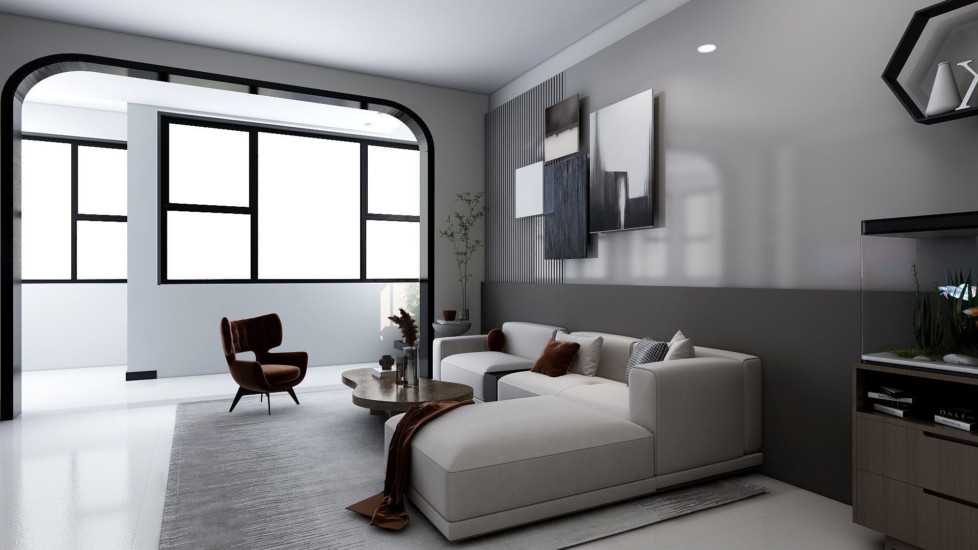 春日捕月olsz-现代简约风格-装修设计方案