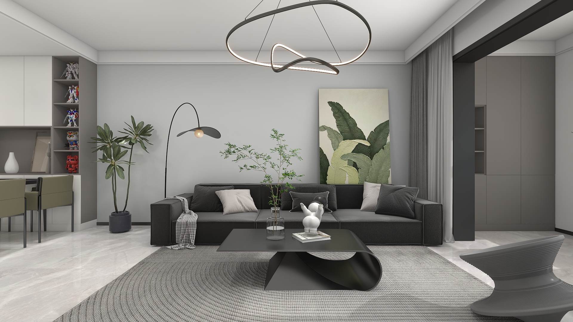 柳渡-保利和光尘樾119-装修设计方案